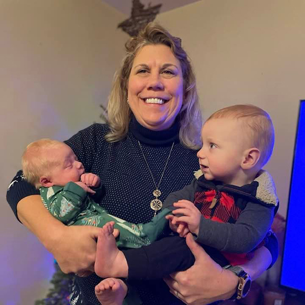 Mari Schmersahl with Babies