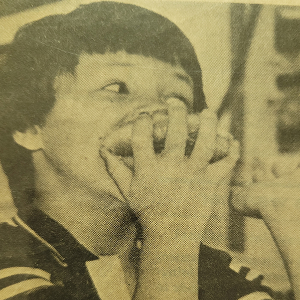 Photo of Roy as a child